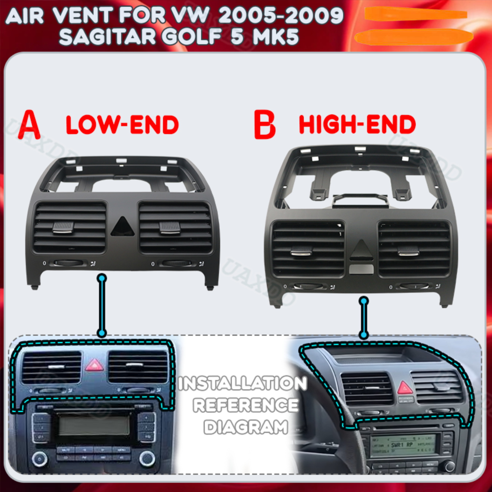 Golf Equipment Outlet - Kit de buse de ventilation de