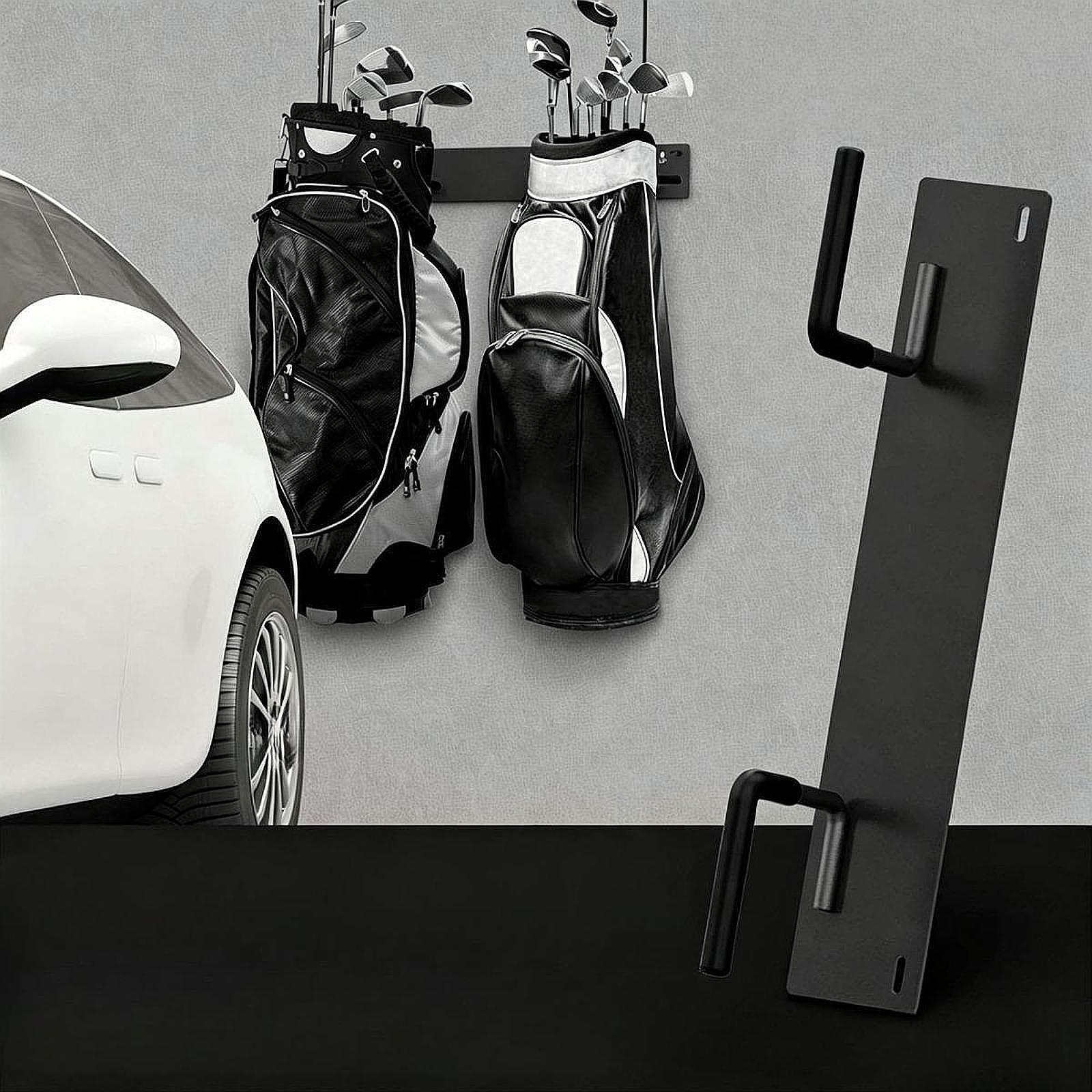 Golf Equipment Garage Organizer - Support mural pour sac de golf,