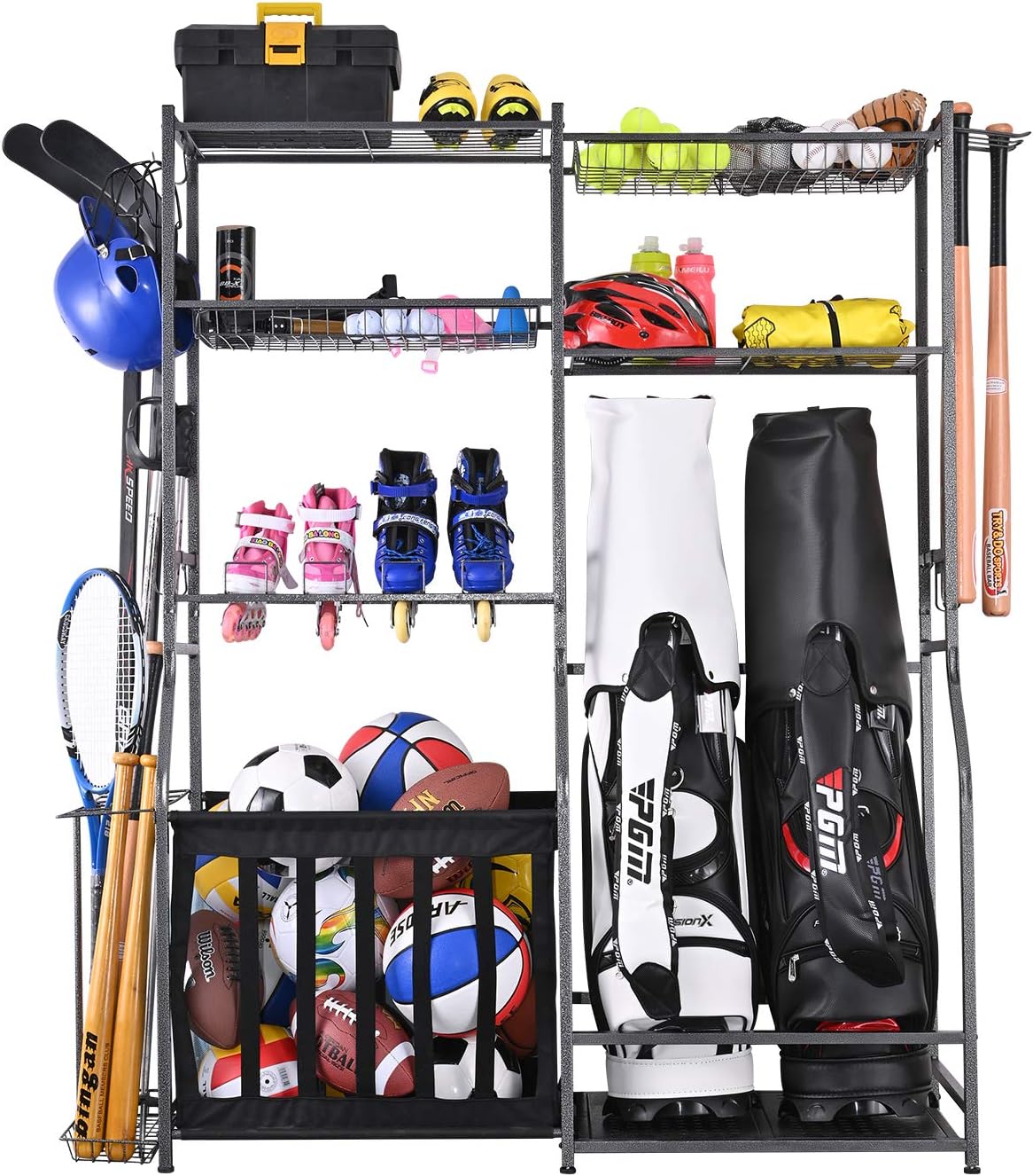 Golf Equipment Garage Organizer - Support de rangement pour équipement de