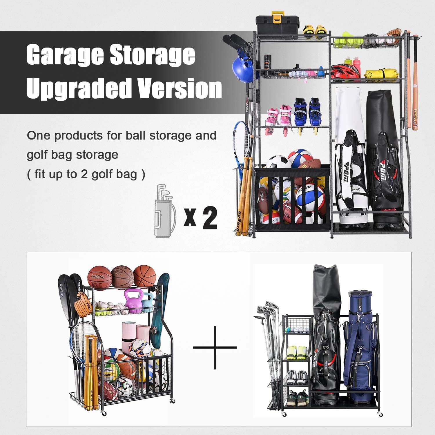 Support de rangement pour équi - Golf Equipment Garage Organizer avis et prix