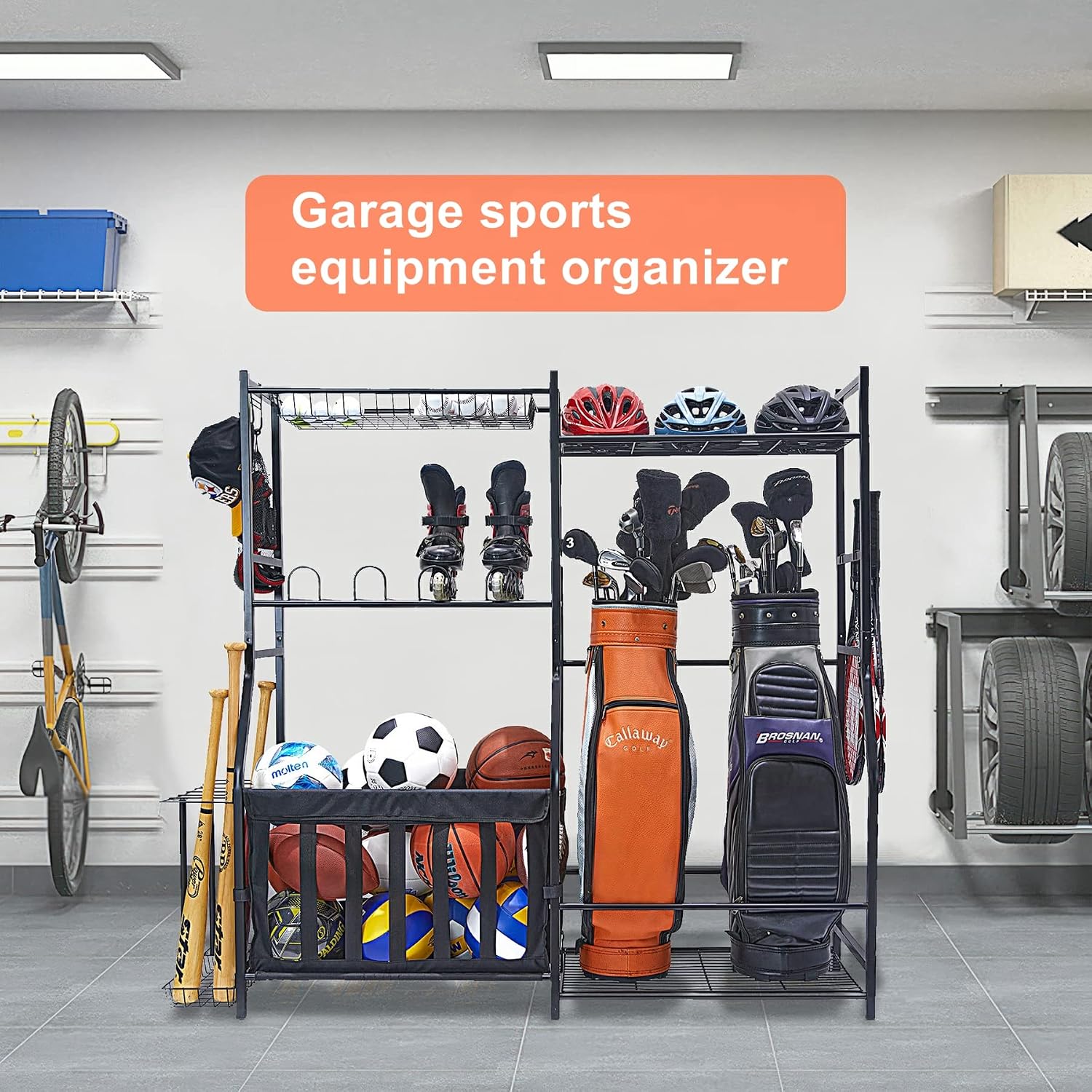 Support de rangement pour équi - Golf Equipment Garage Organizer avis et prix