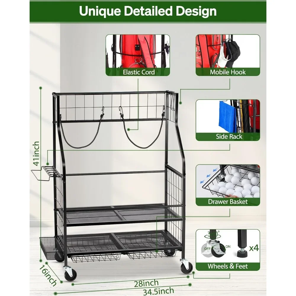 -Organisateur de Garage de sto - Golf Equipment Garage Organizer avis et prix