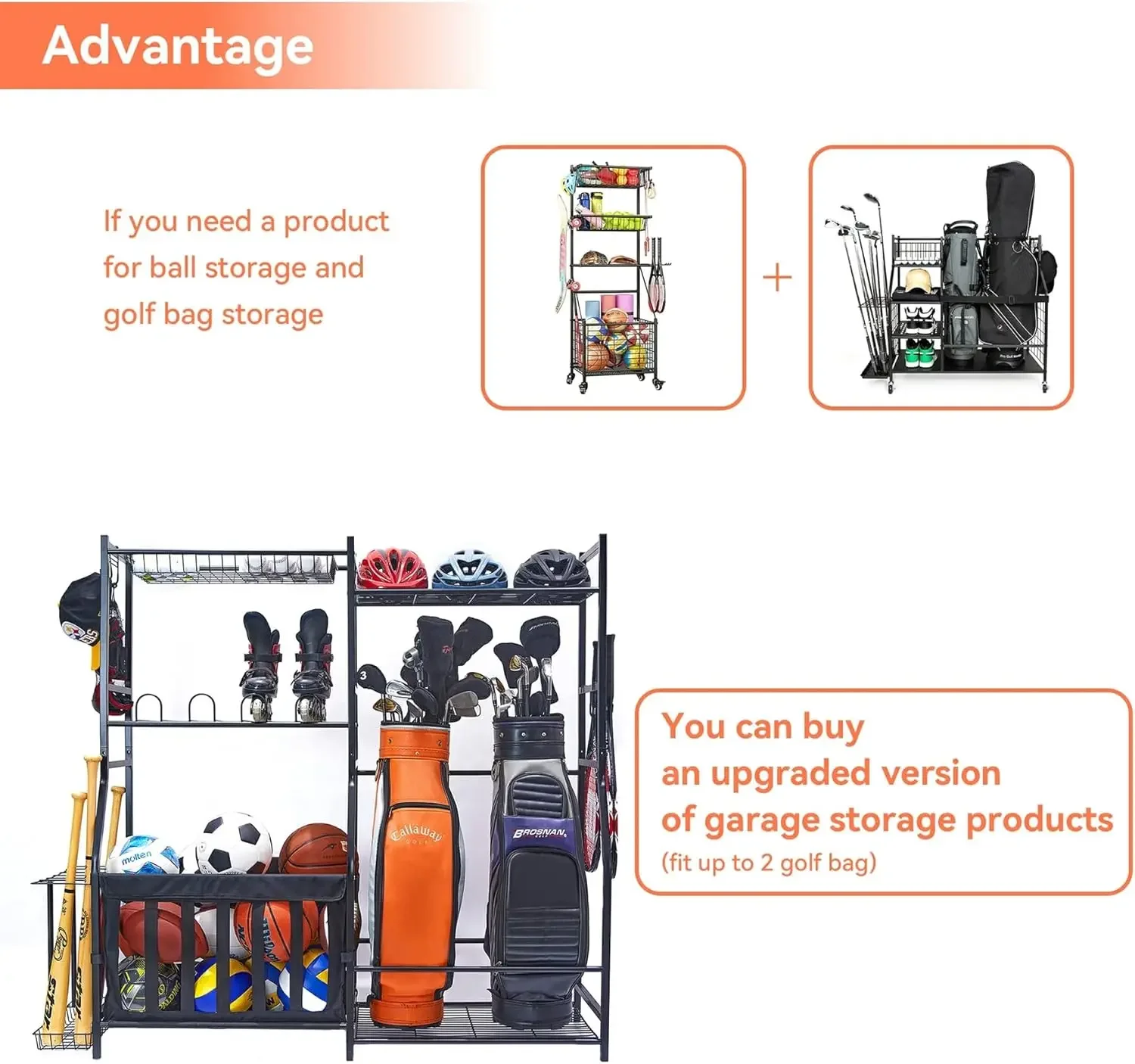 Organisateur d'équipement spor - Golf Equipment Garage Organizer avis et prix